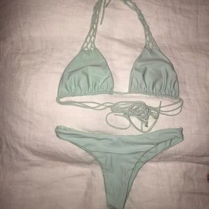 Mikoh Light Teal Two Piece Size Large